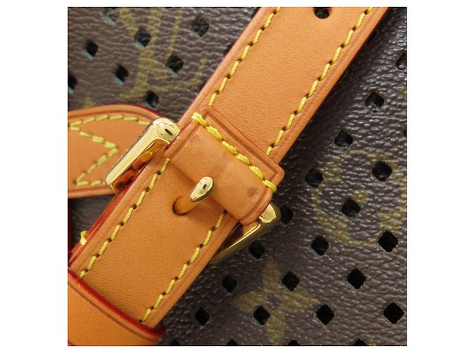Borsa a tracolla Louis Vuitton Monogram Saumur 30 Perfo - vista 12