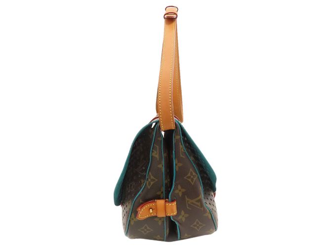 Borsa a tracolla Louis Vuitton Monogram Saumur 30 Perfo - vista 3