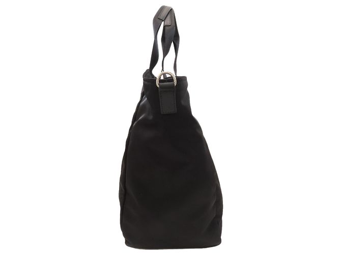 Prada BR4376 2-Way Nylon Handtasche mit Logo-Hardware - Ansicht 3