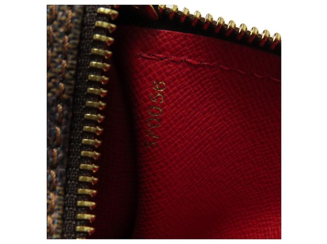 Borsa Louis Vuitton Damier Canvas Papillon 30 - vista 7