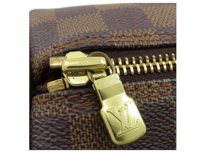 Borsa Louis Vuitton Damier Canvas Papillon 30 - vista 9