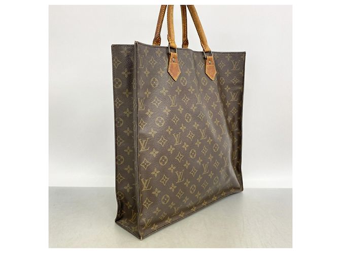Borsa Tote Louis Vuitton Monogram Sac Plat - vista 2