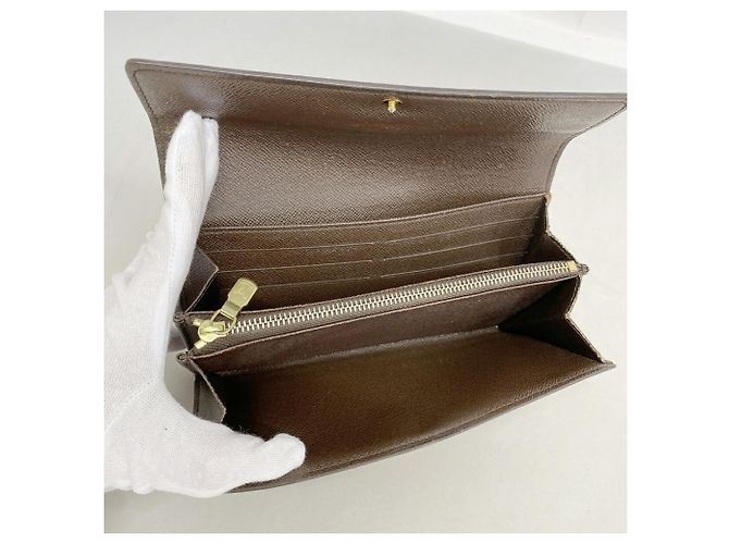 Louis Vuitton Damier Portefeuille Sarah Long Wallet - vista 3