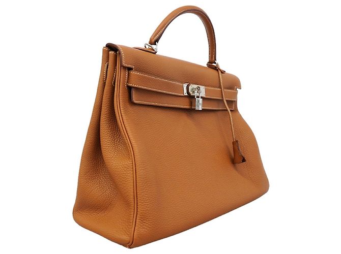 Hermès Borsa Hermes Kelly 40 Togo Gold - vista 2