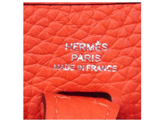 Hermès Borsa a tracolla Hermes Evelyne TPM in rosso - vista 5