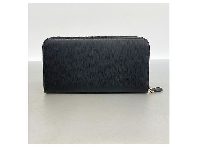 Cartera larga de piel negra de Prada - vista 7
