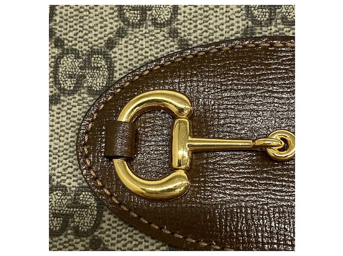 Portafoglio Gucci GG Supreme Horsebit - vista 7