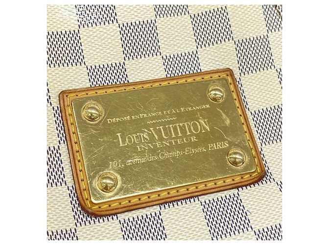 Borsa a tracolla Louis Vuitton Damier Azur Galliera PM - vista 10