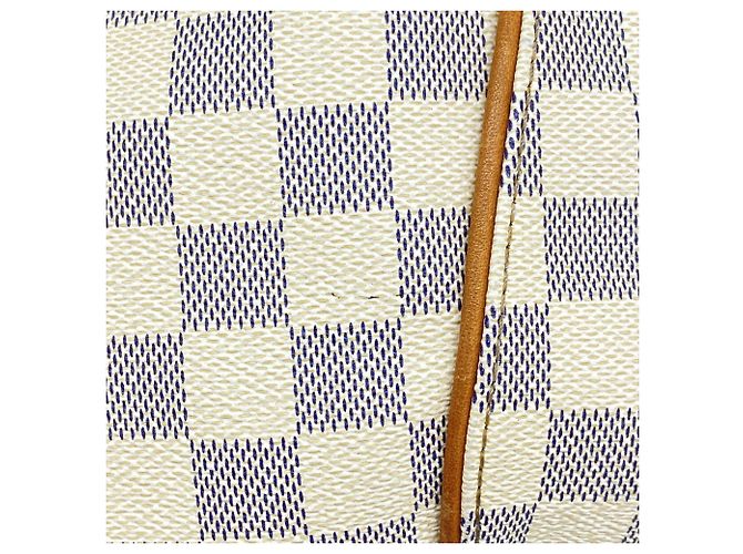 Borsa a tracolla Louis Vuitton Damier Azur Galliera PM - vista 12