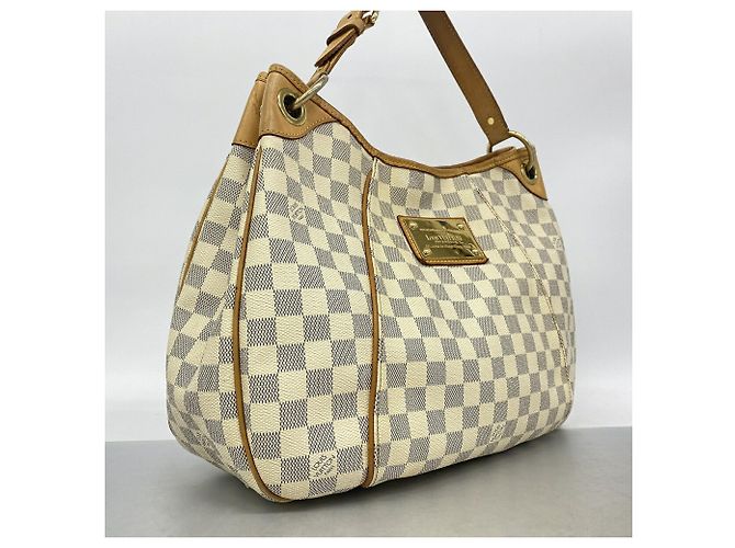 Borsa a tracolla Louis Vuitton Damier Azur Galliera PM - vista 2