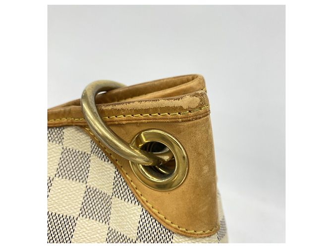 Borsa a tracolla Louis Vuitton Damier Azur Galliera PM - vista 6