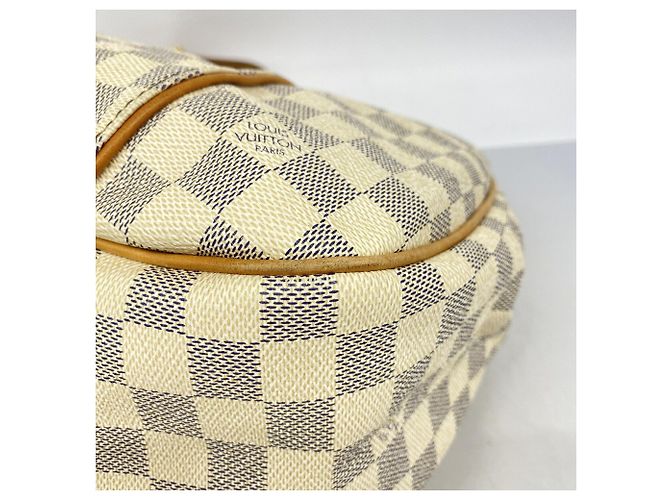 Borsa a tracolla Louis Vuitton Damier Azur Galliera PM - vista 8