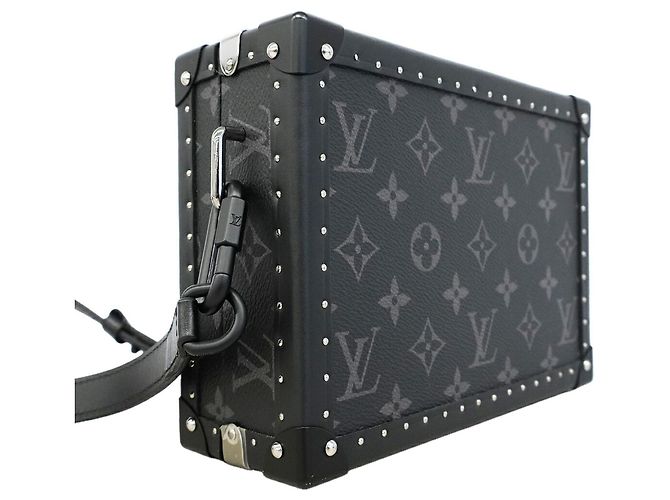 Borsa a spalla e clutch Louis Vuitton Monogram Eclipse Clutch Box - vista 2