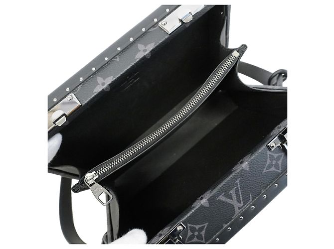 Borsa a spalla e clutch Louis Vuitton Monogram Eclipse Clutch Box - vista 4