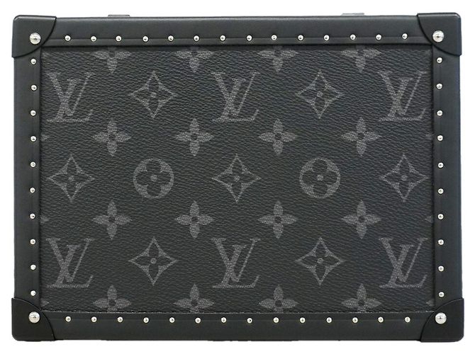 Borsa a spalla e clutch Louis Vuitton Monogram Eclipse Clutch Box - vista 8