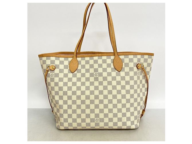 Borsa Tote Louis Vuitton Damier Azur Neverfull MM - vista 11