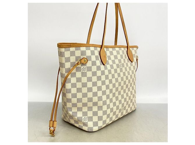 Borsa Tote Louis Vuitton Damier Azur Neverfull MM - vista 2