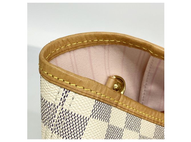Borsa Tote Louis Vuitton Damier Azur Neverfull MM - vista 9