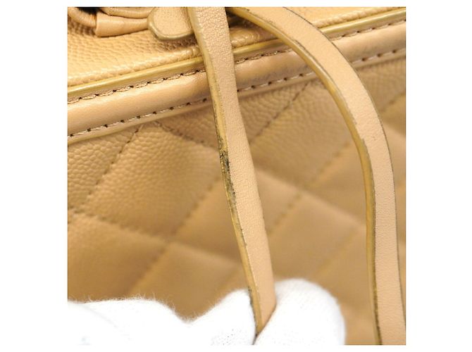 Borsa Vanity 2-Way Chanel CC Filigree in pelle Caviar - vista 8