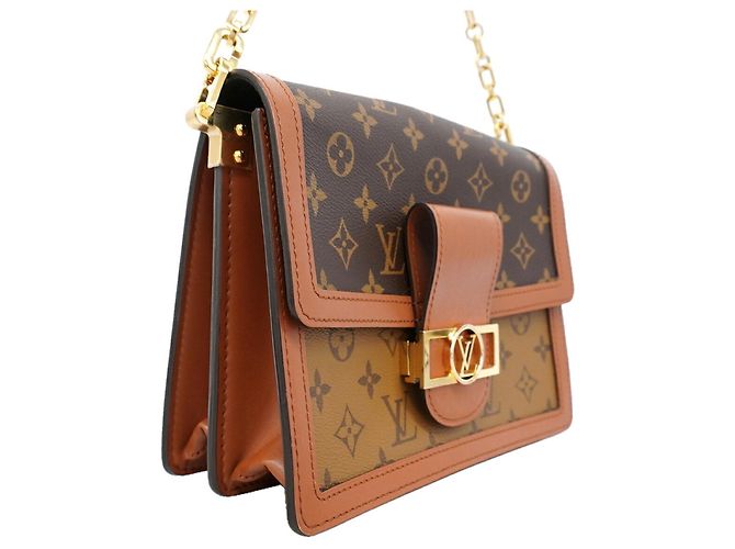 Borsa a tracolla Louis Vuitton Monogram Reverse Dauphine MM - vista 2
