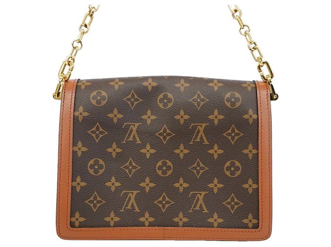 Borsa a tracolla Louis Vuitton Monogram Reverse Dauphine MM - vista 8