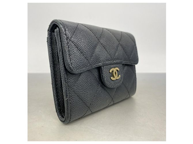 Tarjetero Chanel Matelassé de piel caviar - vista 2