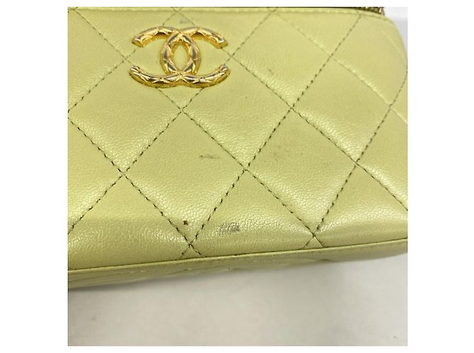 Borsa a tracolla Chanel Matelassé con catena - vista 11