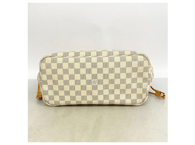 Borsa Louis Vuitton Damier Azur Neverfull MM - vista 3