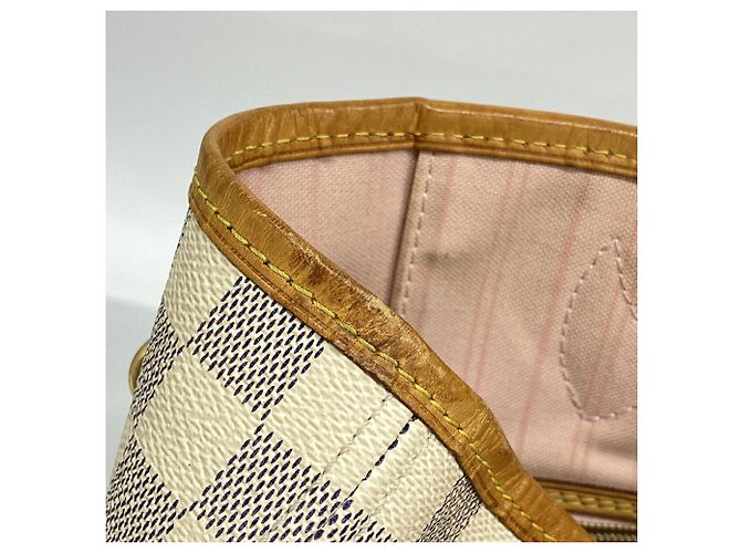 Borsa Louis Vuitton Damier Azur Neverfull MM - vista 6