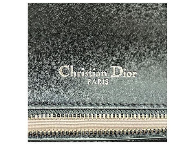 Borsa a tracolla in pelle nera Christian Dior - vista 5