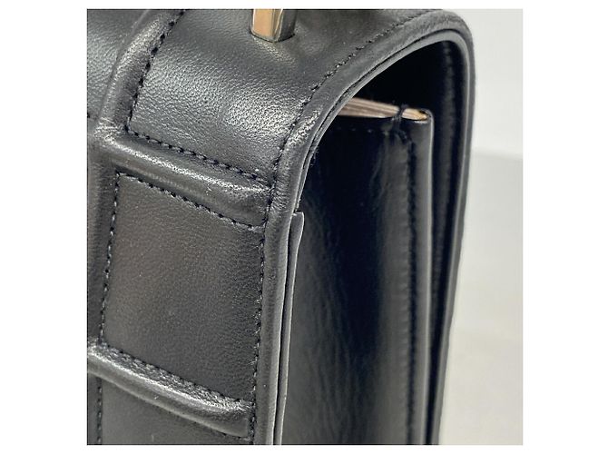 Borsa a tracolla in pelle nera Christian Dior - vista 6