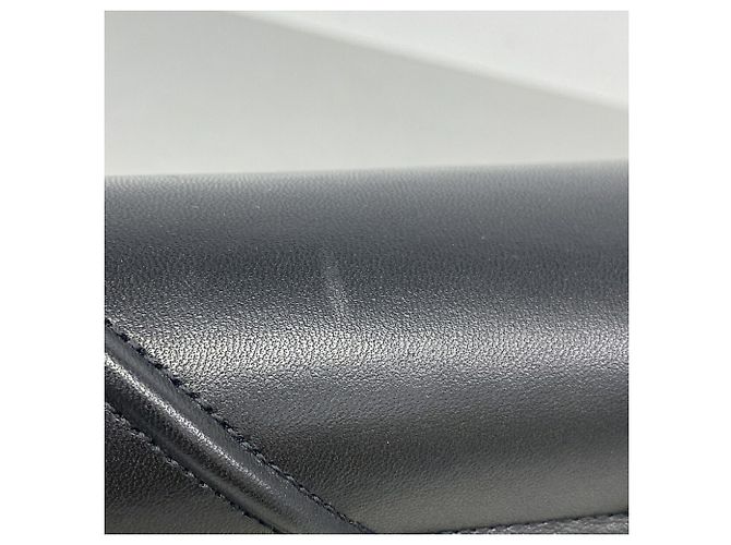 Borsa a tracolla in pelle nera Christian Dior - vista 7