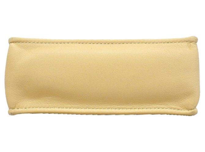 Borsa 2-Way Chanel in pelle d'agnello beige - vista 3