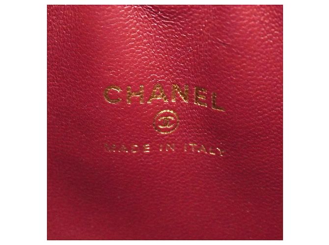 Borsa 2-Way Chanel in pelle d'agnello beige - vista 5