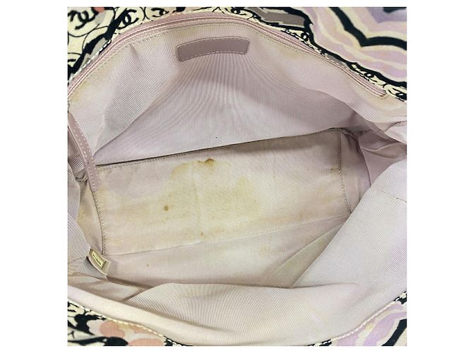 Chanel Camellia Shopper aus Canvas - Ansicht 4