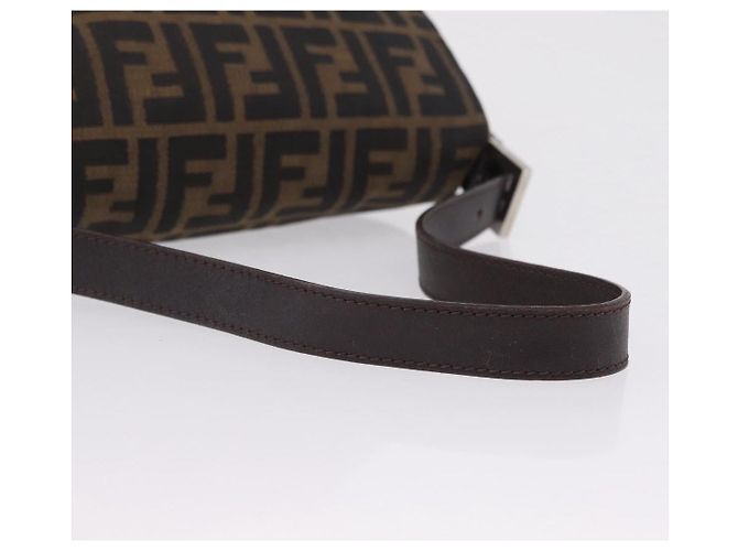 Borsa Fendi Zucchino Mamma Baguette Canvas Medium - vista 7