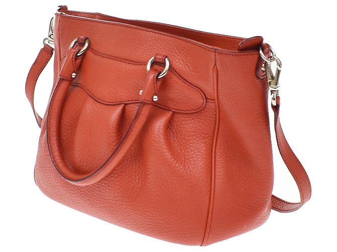 Salvatore Ferragamo Gancini Handle Leather Medium - vue 4