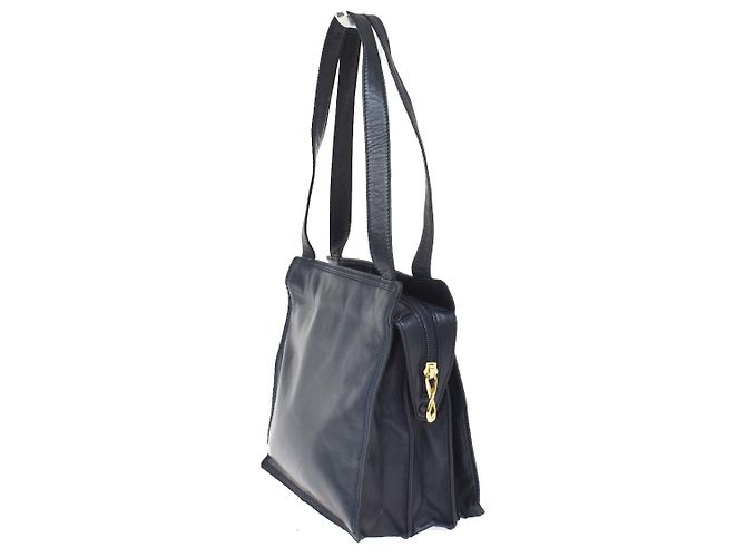 Loewe Vintage Anagram Zip Leather - vista 4