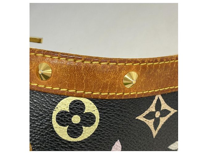 Louis Vuitton Monogram Multicolor Pochette Accessoires M92648 Noir - vista 9