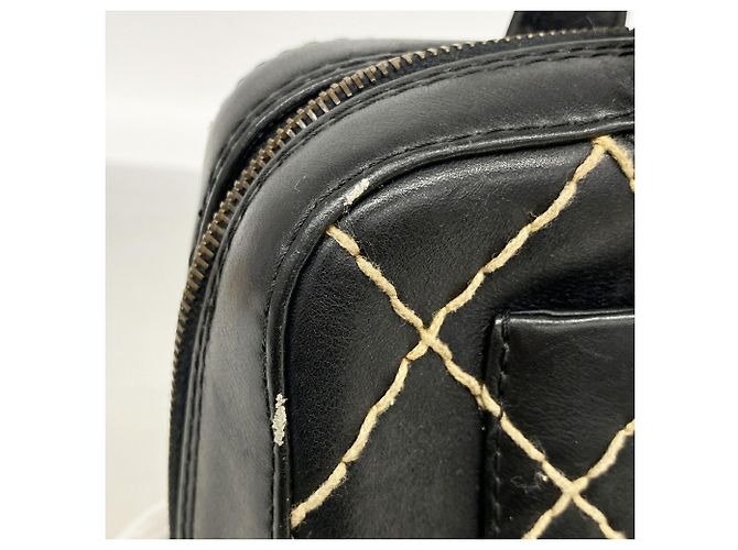 Borsa in pelle Chanel Wild Stitch - vista 6