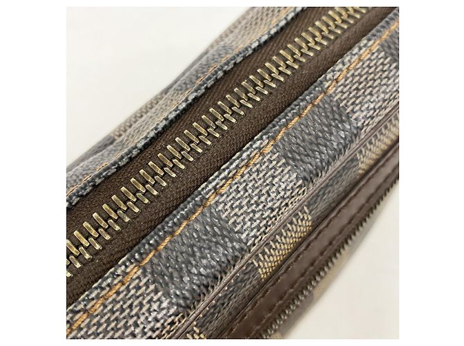 Borsa a pochette Louis Vuitton Damier Pochette Bi-Macao - vista 10