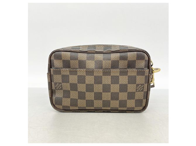 Borsa a pochette Louis Vuitton Damier Pochette Bi-Macao - vista 12