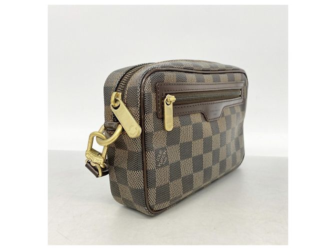 Borsa a pochette Louis Vuitton Damier Pochette Bi-Macao - vista 2
