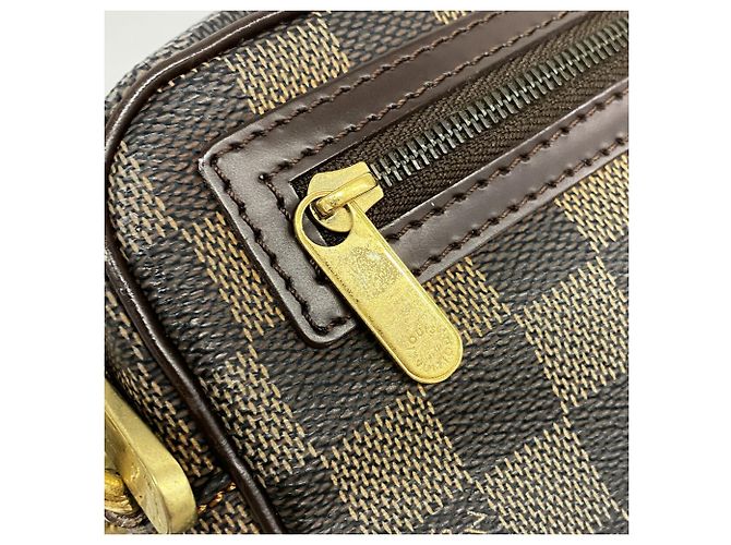 Borsa a pochette Louis Vuitton Damier Pochette Bi-Macao - vista 7