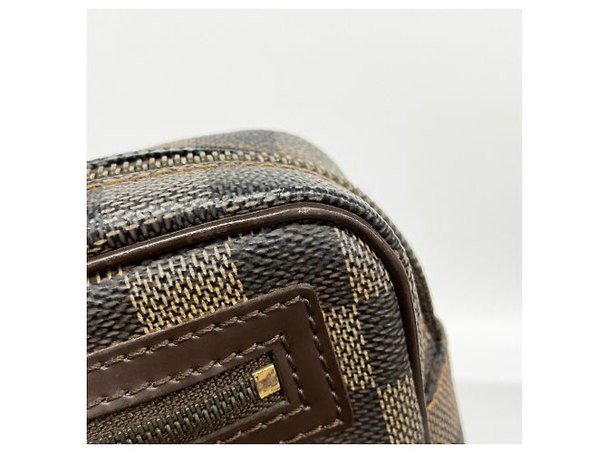 Borsa a pochette Louis Vuitton Damier Pochette Bi-Macao - vista 8