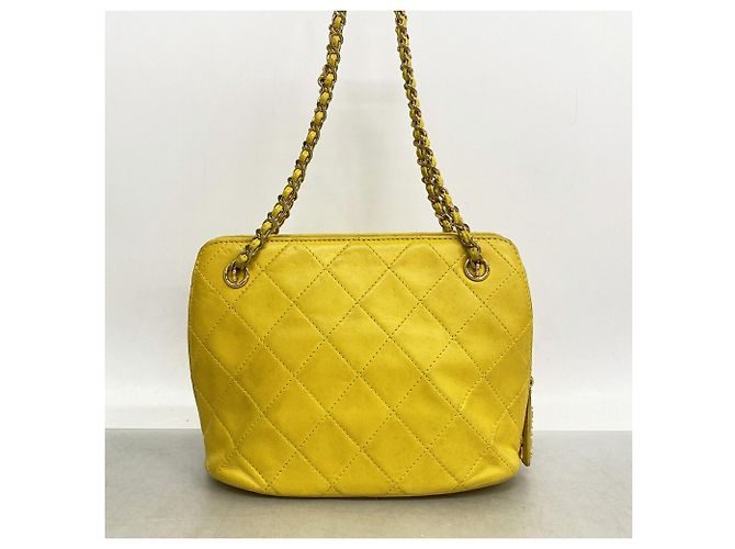 Borsa Chanel Matelassé in pelle d'agnello - vista 11
