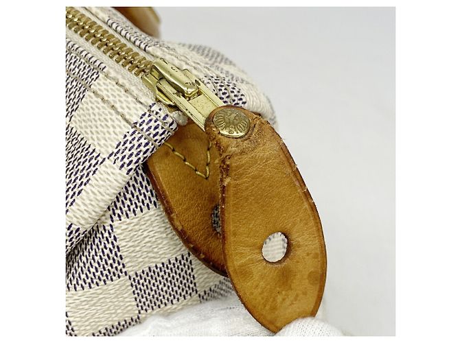 Borsa Louis Vuitton Damier Azur Speedy 30 - vista 6