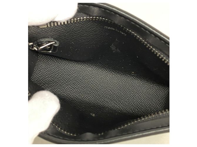 Portamonete Louis Vuitton Monogram Eclipse - vista 4