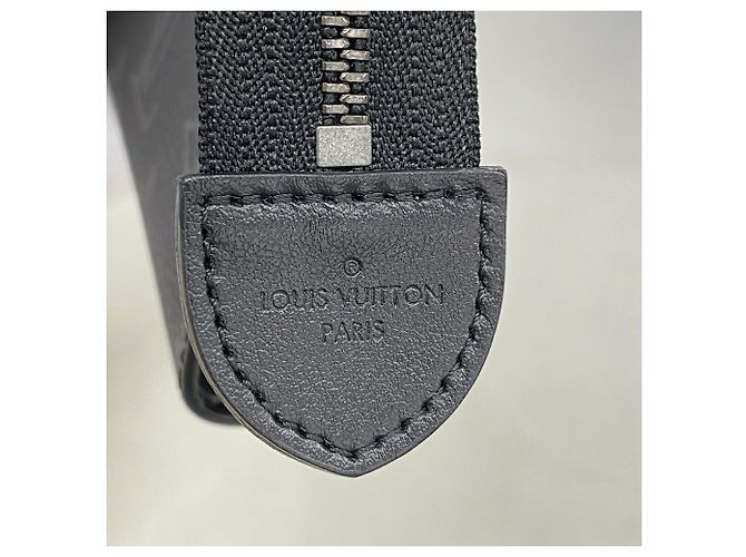 Portamonete Louis Vuitton Monogram Eclipse - vista 5