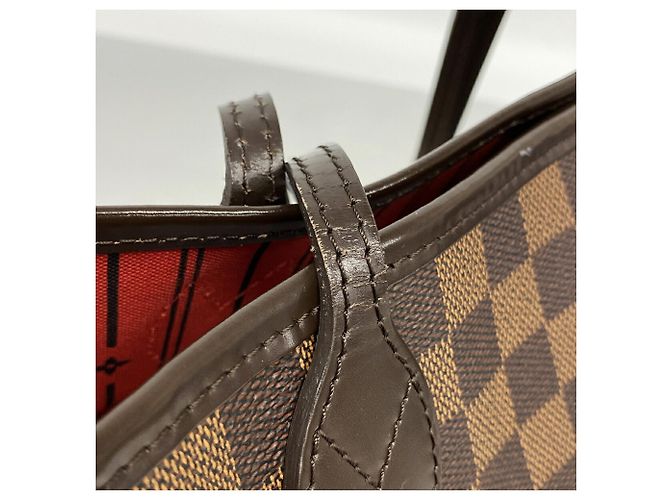 Bolso Tote Louis Vuitton Damier Neverfull MM - vista 9